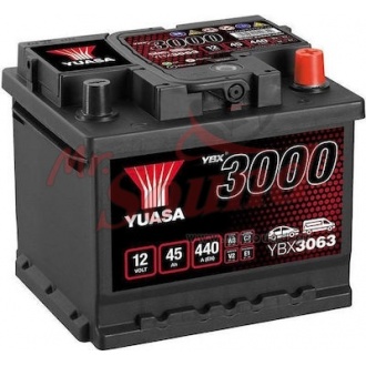 Μπαταρία Αυτοκινήτου YUASA YBX3063 12V 45Ah 440A Yuasa SMF Battery
