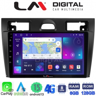 LM Digital - LM ZD8140B GPS Οθόνη OEM Multimedia Αυτοκινήτου για Ford Fiesta 2006 -> 2008 (CarPlay/AndroidAuto/BT/GPS/WIFI/GPRS)