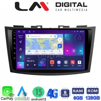 LM Digital - LM ZD8179 GPS Οθόνη OEM Multimedia Αυτοκινήτου για SUZUKI SWIFT 2011>2016 (CarPlay/AndroidAuto/BT/GPS/WIFI/GPRS)