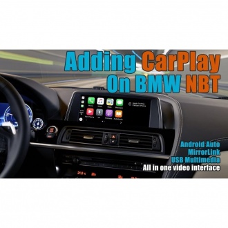 BMW NBT-EVO CarPlay/Android Auto Interface & Camera In