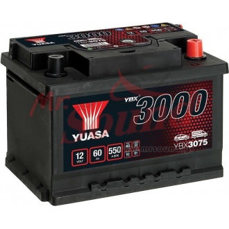 Μπαταρία Αυτοκινήτου YUASA YBX3075 12V 60Ah 550A Yuasa SMF Battery