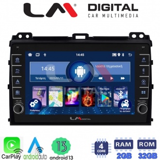 LM Digital - LM ZG4384 GPS Οθόνη OEM Multimedia Αυτοκινήτου για TOYOTA LANDCRUISER J100 2003>2009   (CarPlay/AndroidAuto/BT/GPS/WIFI/GPRS)