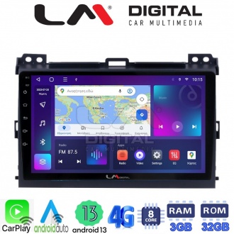 LM Digital - LM ZE8384 GPS Οθόνη OEM Multimedia Αυτοκινήτου για TOYOTA LANDCRUISER J100 2003>2009   (CarPlay/AndroidAuto/BT/GPS/WIFI/GPRS)