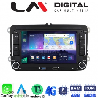 LM Digital - LM Q8004 GPS Οθόνη OEM Multimedia Αυτοκινήτου για VW All (CarPlay/AndroidAuto/BT/GPS/WIFI/GPRS)