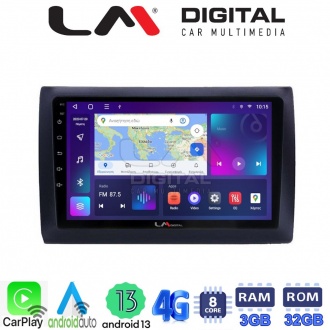 LM Digital - LM ZE8466 GPS Οθόνη OEM Multimedia Αυτοκινήτου για Fiat Stilo 2001 > 2007 (CarPlay/AndroidAuto/BT/GPS/WIFI/GPRS)